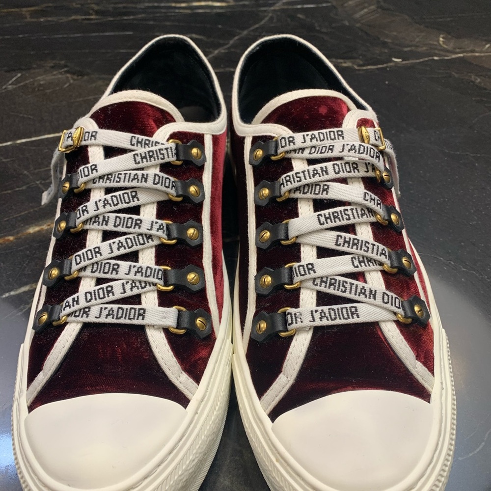 Dior Red and White unisex Sneakers